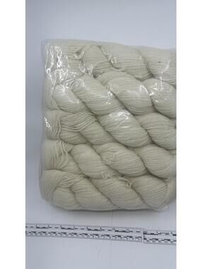 Rooster Woolly Merino DK Natural Cream Yarn Lot 10 Skeins | 1000g